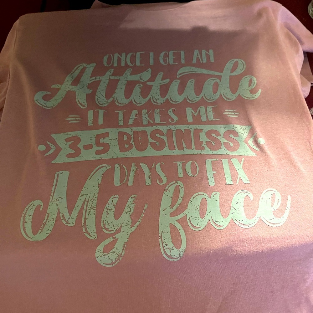 T shirts just made!! Large